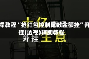 实操教程“抢红包控制尾数金额挂”开挂(透视)辅助教程