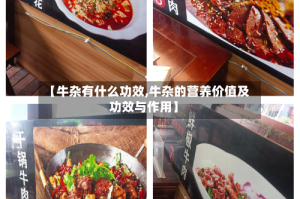 【牛杂有什么功效,牛杂的营养价值及功效与作用】