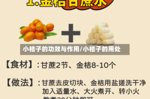 小桔子的功效与作用/小桔子的用处