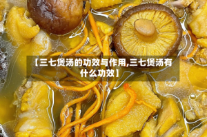 【三七煲汤的功效与作用,三七煲汤有什么功效】