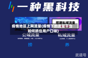疫情地区上网流量(疫情下的流量平台如何抓住用户口味)