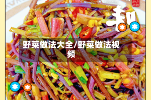 野菜做法大全/野菜做法视频