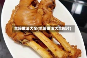 羊蹄做法大全(羊蹄做法大全图片)