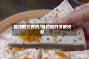桂花糕的做法/桂花糕的做法视频