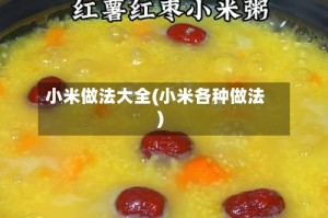 小米做法大全(小米各种做法)