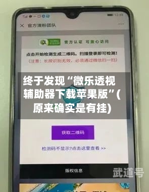 终于发现“微乐透视辅助器下载苹果版”(原来确实是有挂)-第1张图片