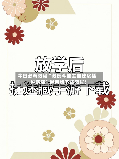 今日必看教程“微乐斗地主自建房插件购买”通用版下载教程!-第2张图片